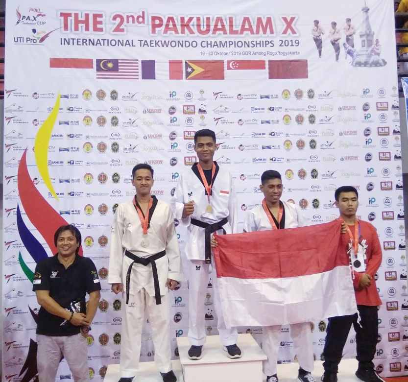 Mahasiswa UBL Raih Medali Emas Kejuaraan Internasional Taekwondo 2019