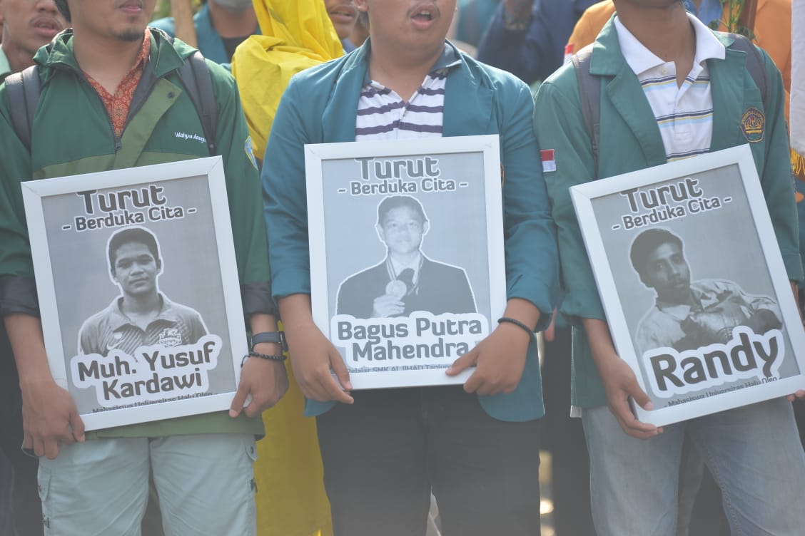 Demo di Polda Lampung, Mahasiswa Juga Minta Usut Kasus UBL Berdarah