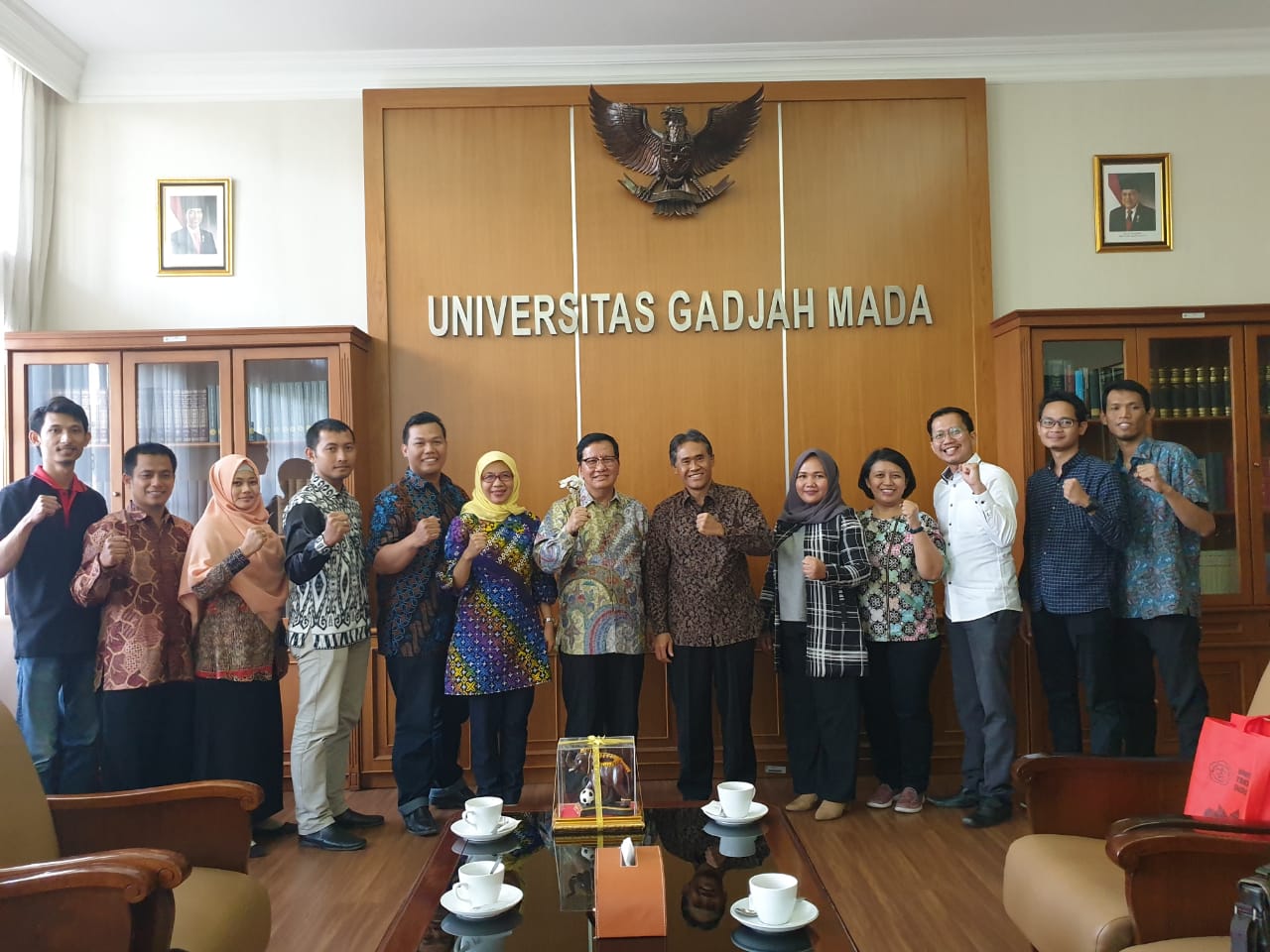 Silaturahmi Universitas Teknokrat Indonesia disambut oleh Rektor Universitas gadjah Mada