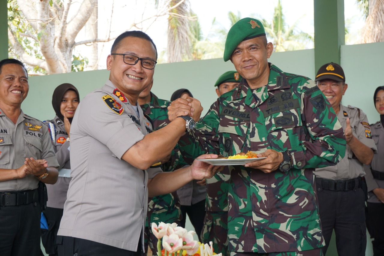 HUT TNI, Momentum Perkuat Sinergitas TNI-Polri di Pesawaran