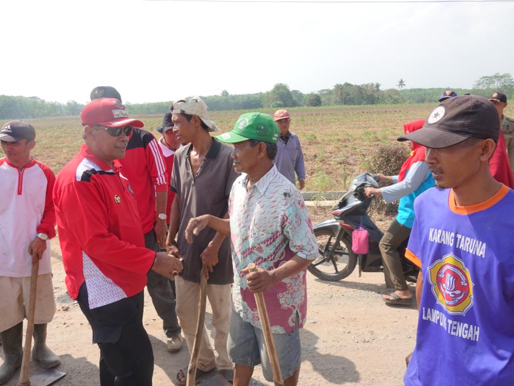 Catat, Bupati Lamteng Komit Gotong-royong