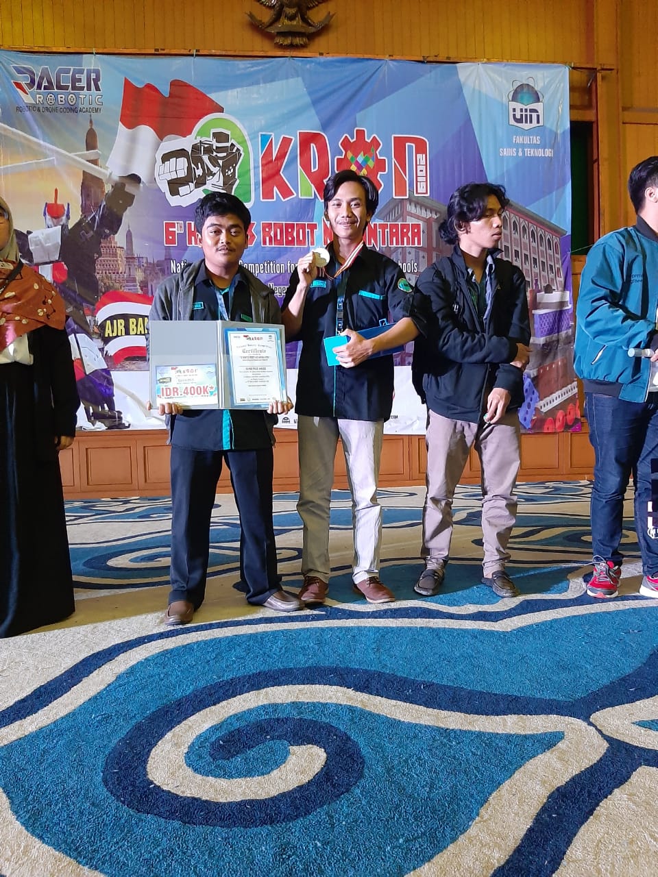 Kontes Robot Nasional, Mahasiswa UBL Sabet Dua Penghargaan