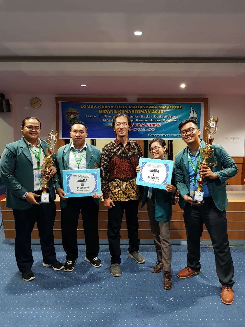 Unila Sabet Juara II di Lomba Kemaritiman Nasional