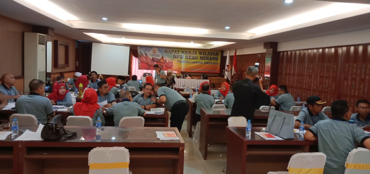 Rakerwil Gebu Minang Lampung, Fokuskan Empat Bidang Program Kerja