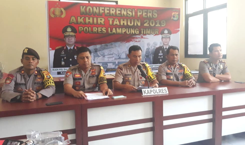 Satu Tahun, Polres Lamtim Selesaikan 379 Kasus