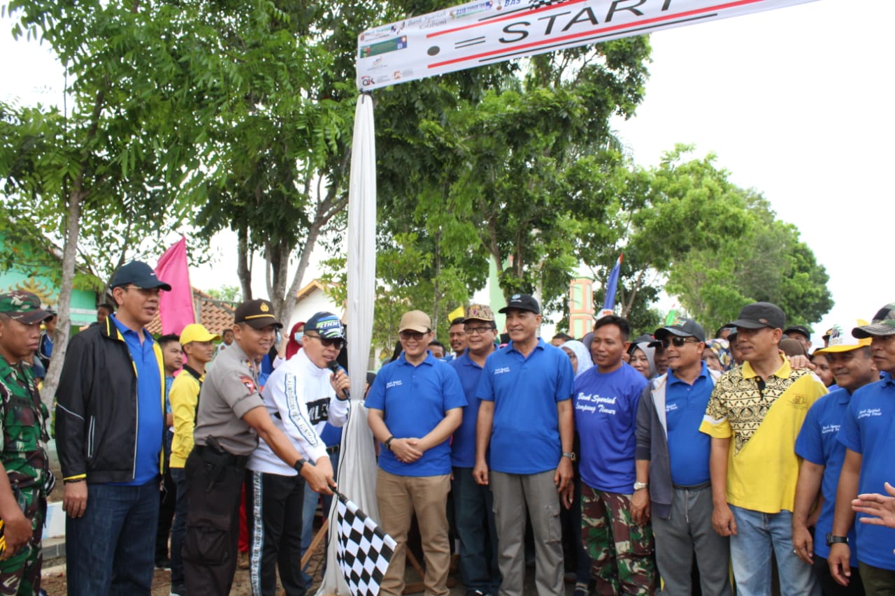 Jalan Sehat Meriahkan Edukasi dan Literasi BPRS Lamtim