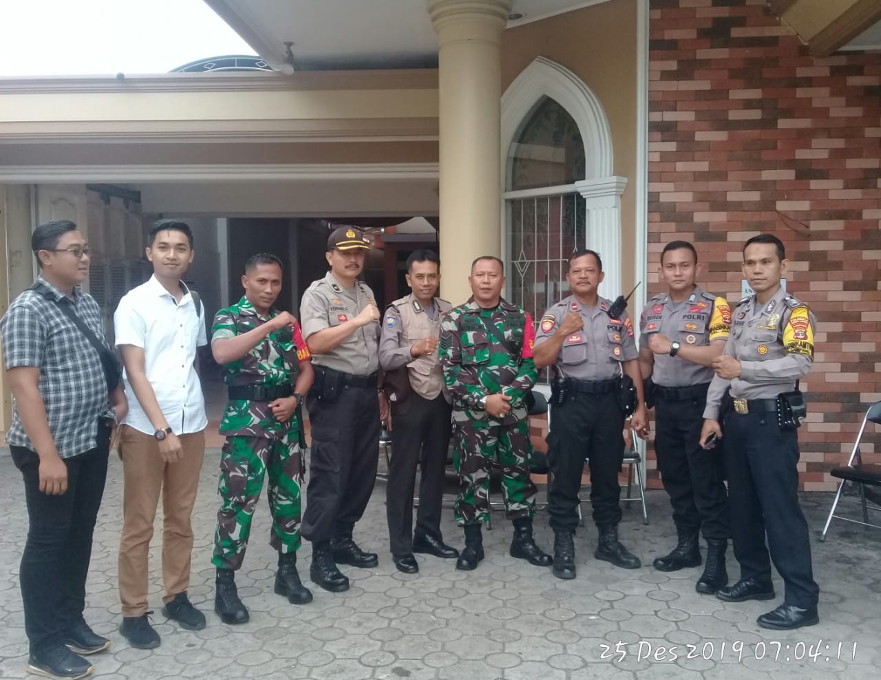 Kesigapan Jajaran Kodim 0410/KBL Amankan Kegiatan Natal