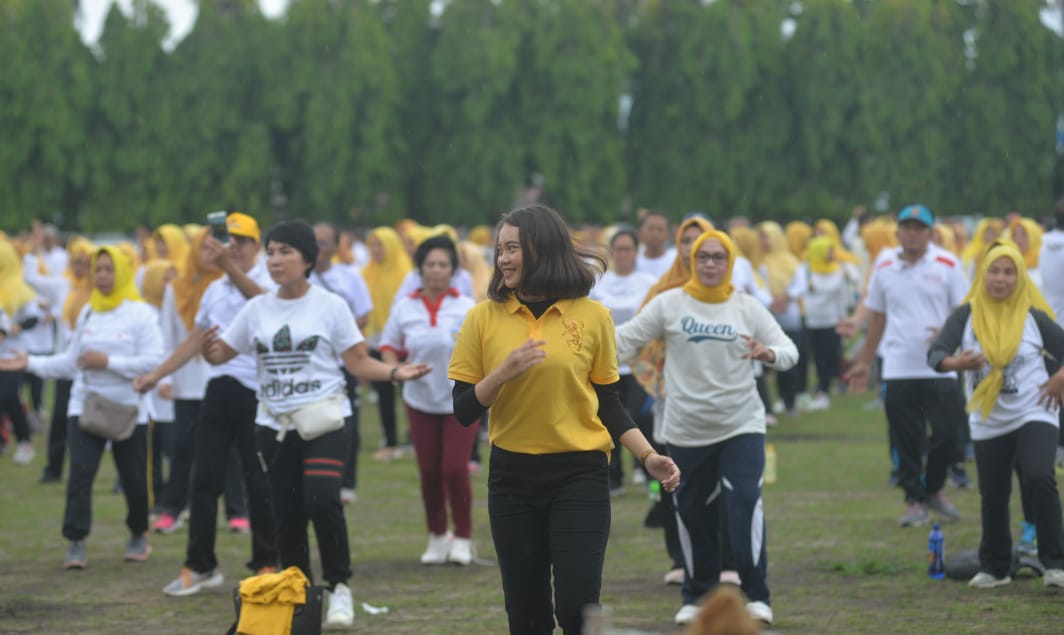 Pemprov Launching Senam Lampung Berjaya