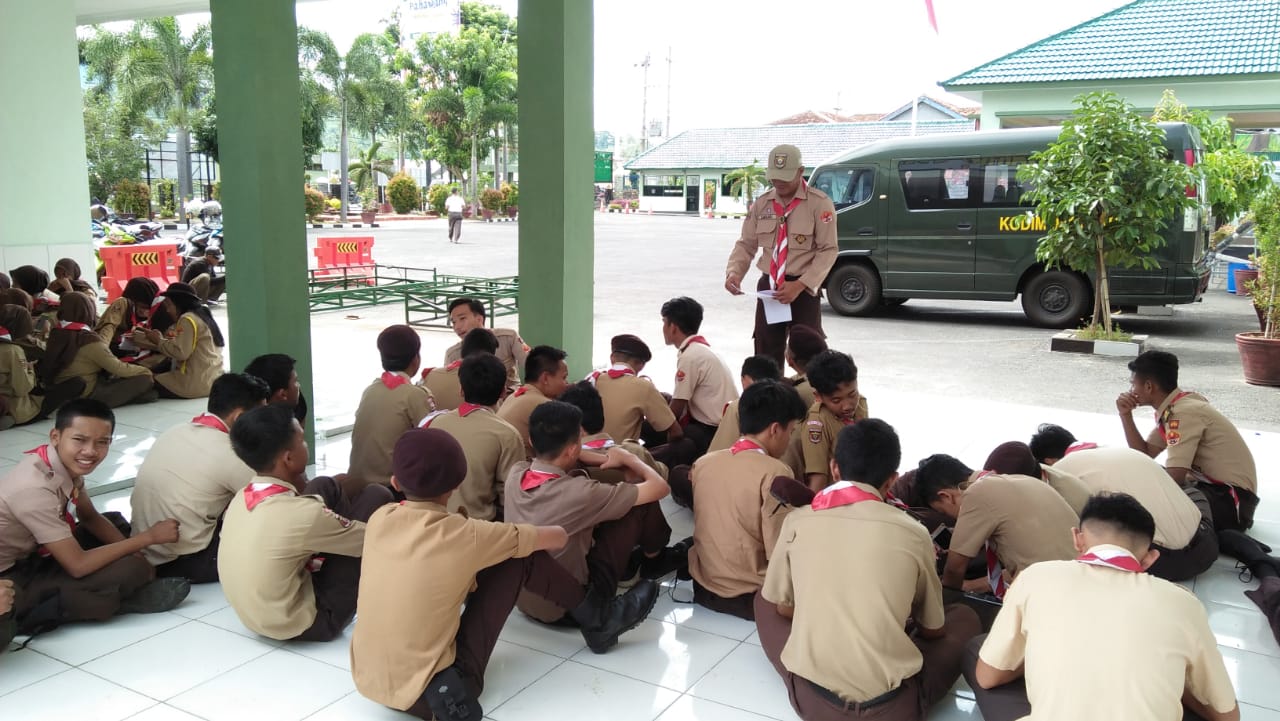 Saka Wira Kartika Raden Intan Kodim 0410/KBL Laksanakan Pembinaan Rutin