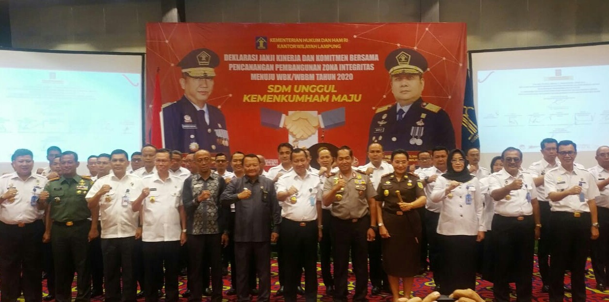 Kemenkumham Lampung Resmikan Revitalisasi Law and Human Rights Centre