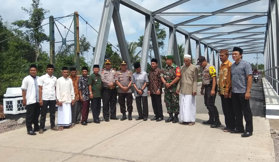 Alhamdulillah, Pekon Tanjunganom Punya Jembatan Permanen
