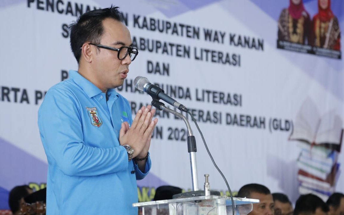 Canangkan Waykanan Kabupaten Literasi