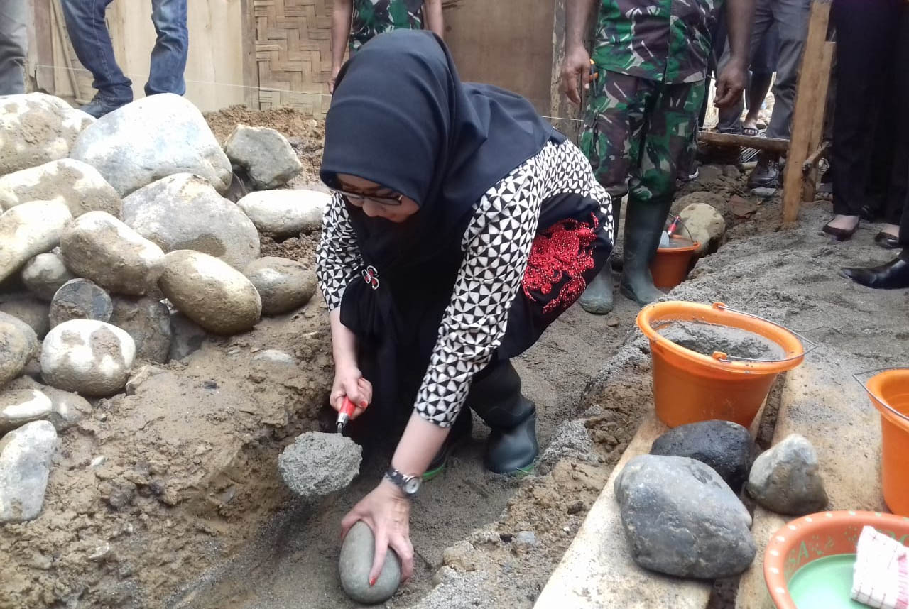 Pemkab-Kodim 0424 Bedah Rumah Terdampak Banjir