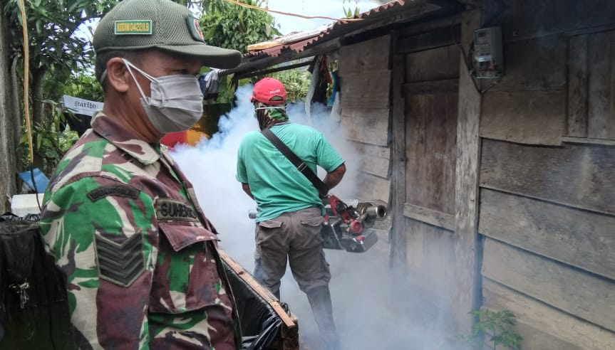 Kodim-Diskes Fogging di Balikbukit