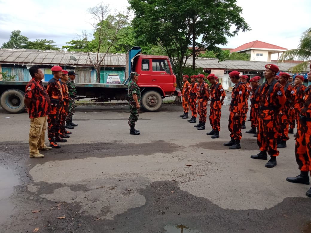 Anggota Koramil TbS Laksanakan Pelatihan PP