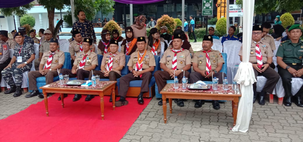 Babinsa Labuhan Ratu Hadiri Kegiatan Upacara Pramuka