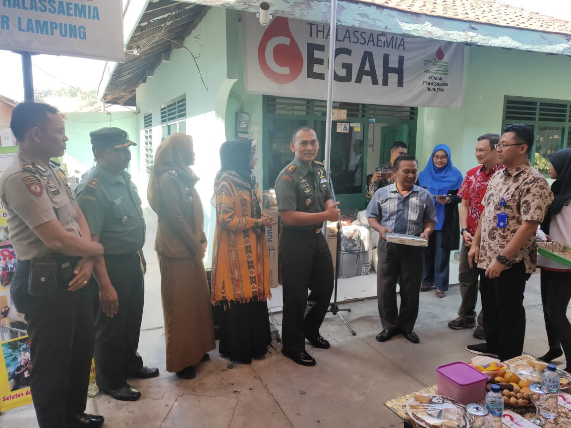 Dandim 0410/KBL Bhakti Sosial di Rumah Singgah Daihatsu Peduli Thalassaemia