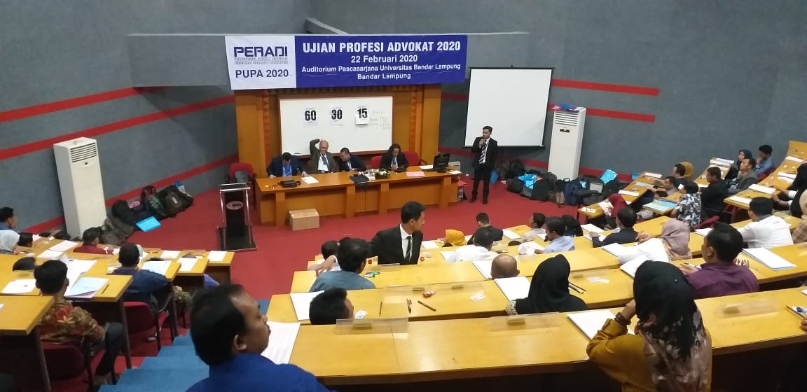 123 Peserta Ikuti UPA 2020 Peradi