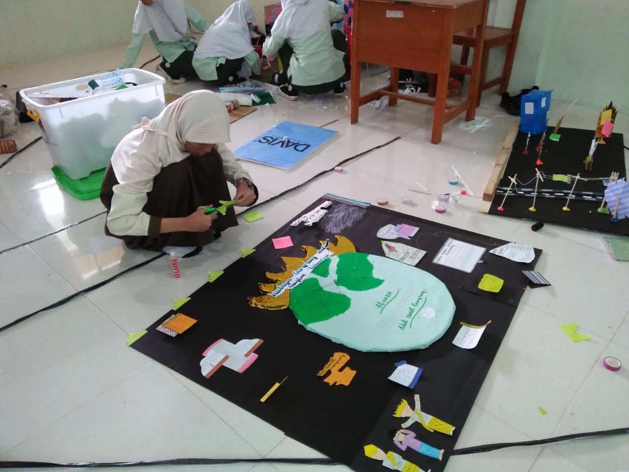 SMP Al Kautsar Juara Mading 3D