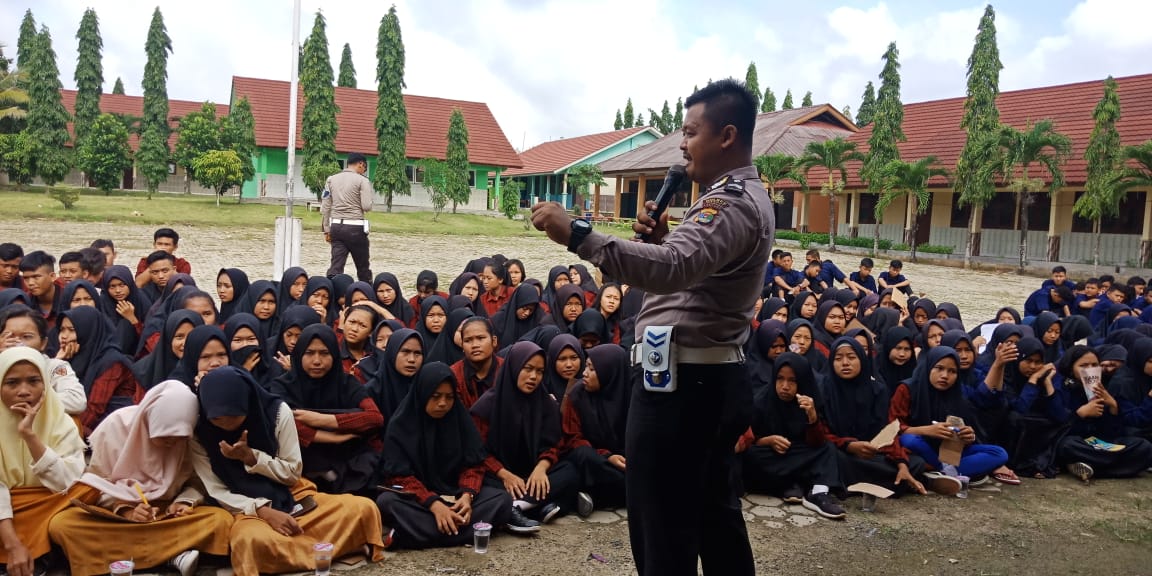 Satlantas Polres Mesuji Ajak Siswa SMA Menjadi  Pelopor Keselamatan Berlalulintas