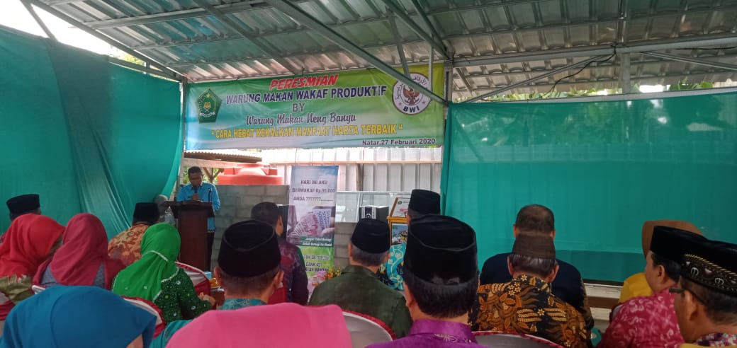 Warung Makan Wakaf Produktif di Natar Diresmikan