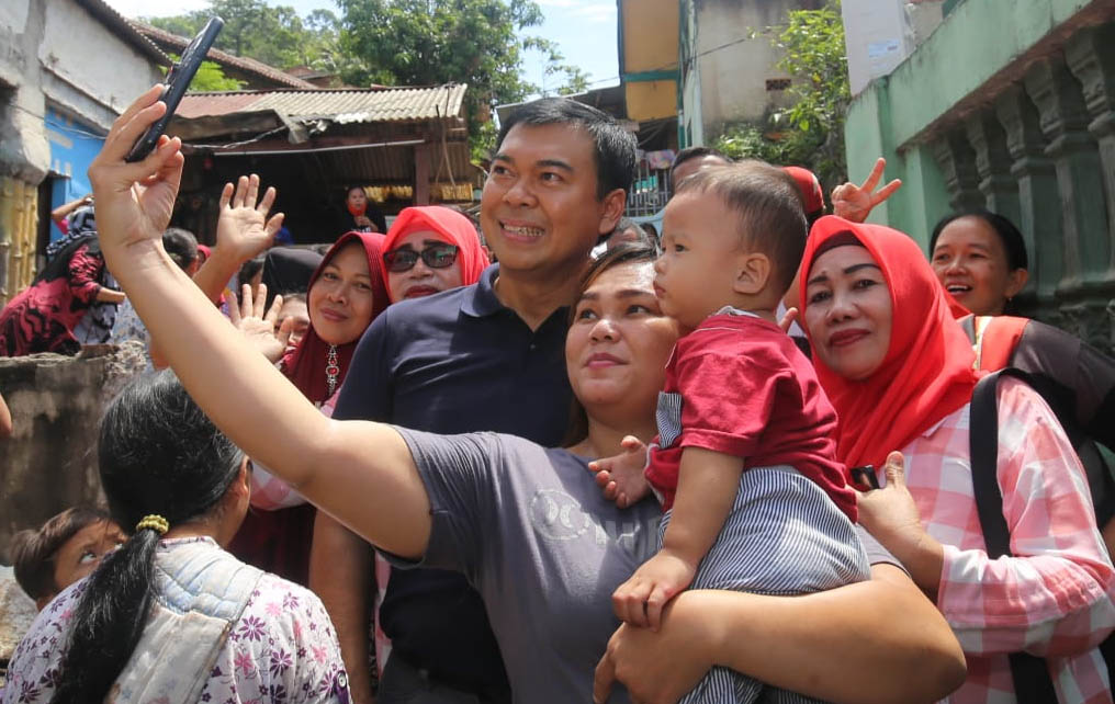 Kunjungi Warga, Rycko Kenalkan Bandar Lampung Baru