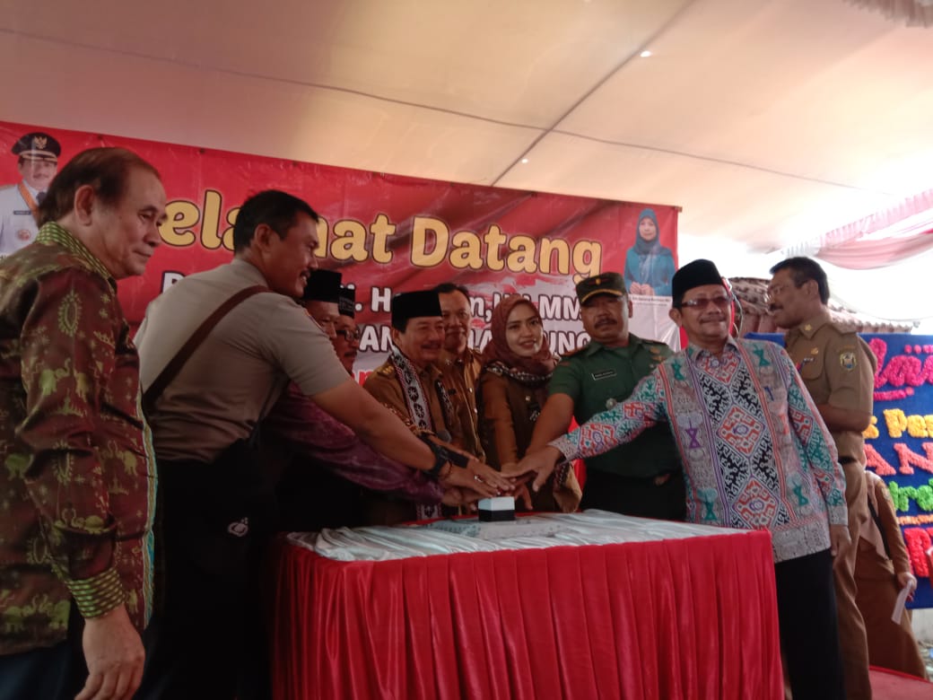 Danramil Kedaton Resmikan Kantor Kelurahan Surabaya