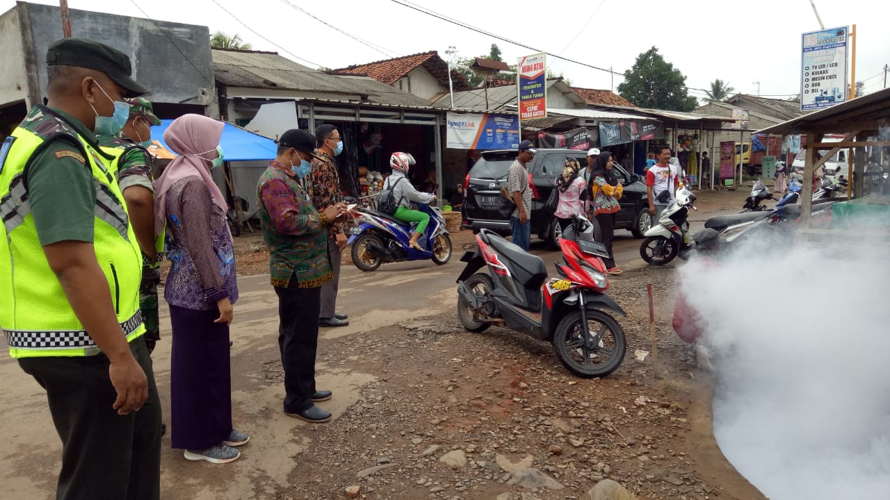 Cegah DBD, Koramil Batanghari Bersama Forkopimcam Gelar Fogging Focus