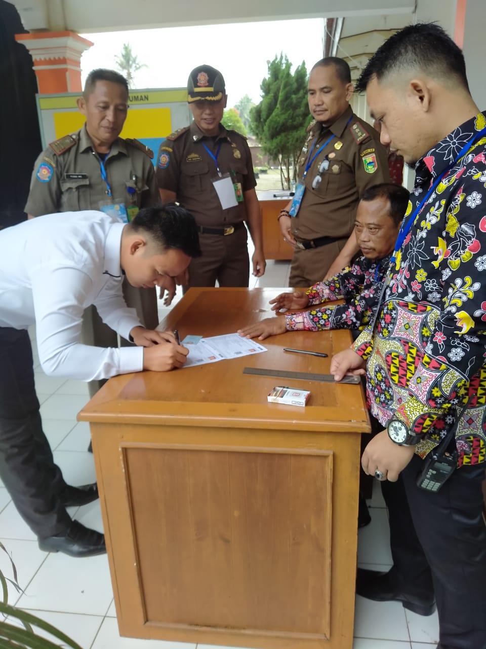 Tes CPNSD Tanggamus Hari Pertama Berlangsung Aman