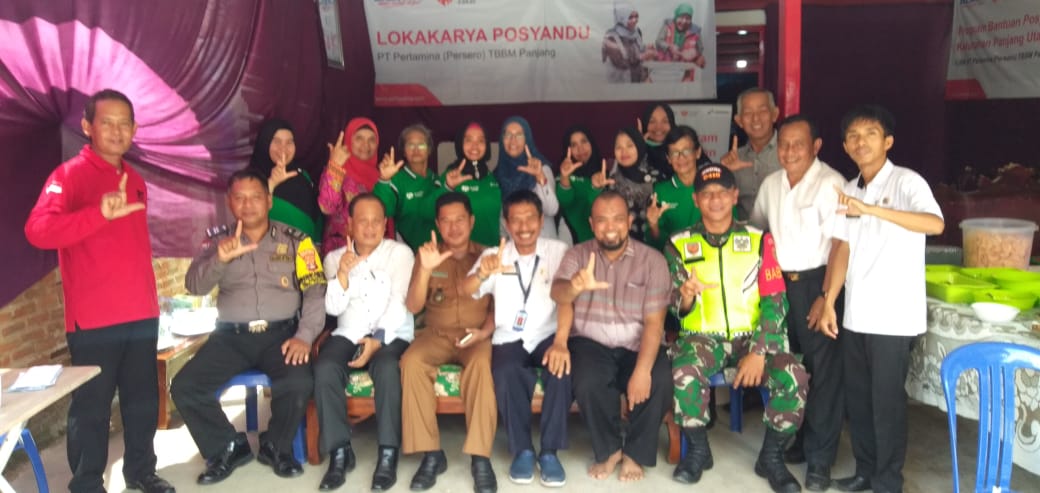 Babinsa Panjang Utara Hadiri Kegiatan Program Bantuan