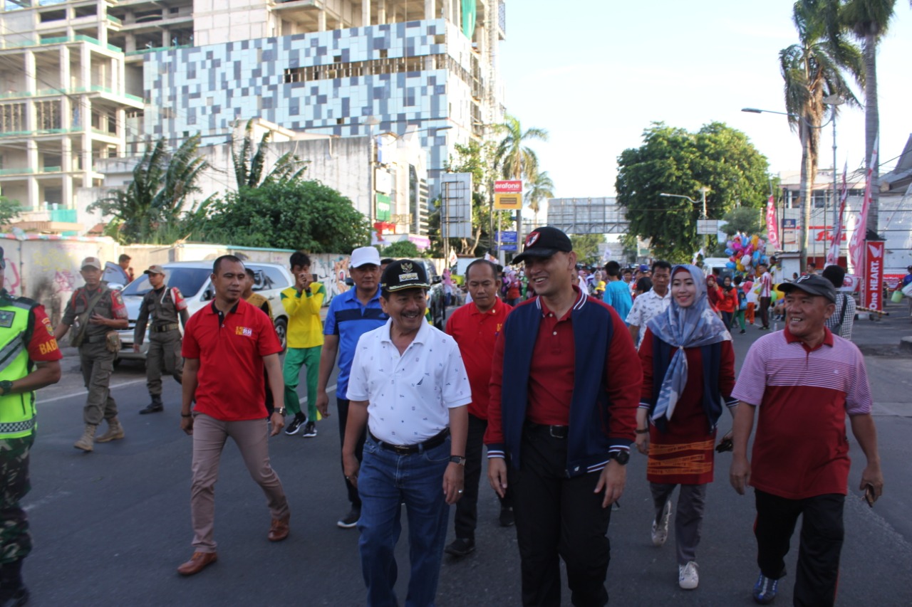 Bersama Wali Kota, Dandim 0410/KBL Turut Ikut Kampanye Anti Gawai