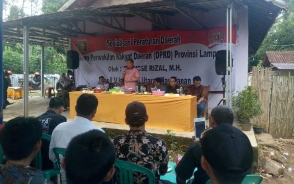 Tatap Muka Angggota DPRD Provinsi, Sosialisasikan Perda Nomor 1 Tahun 2019