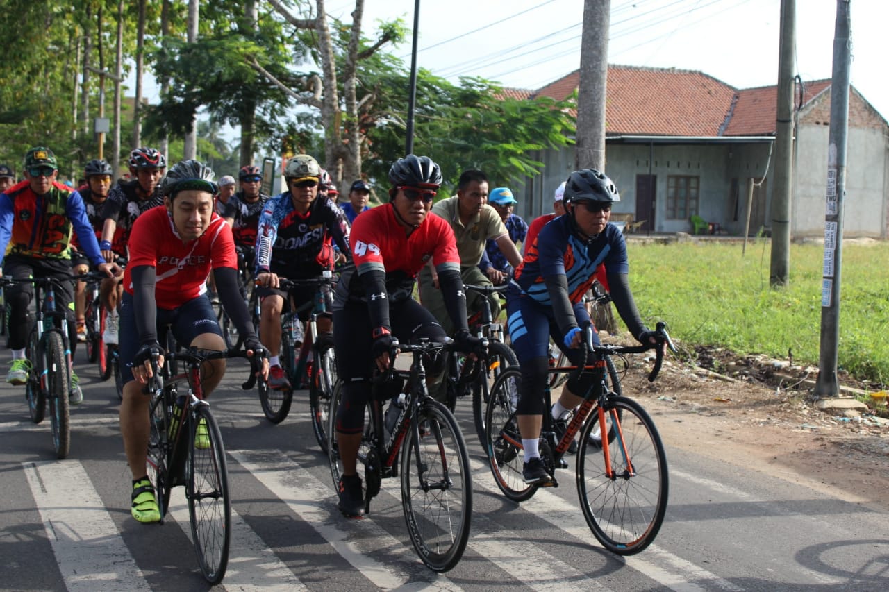 Kodim 0429 dan 0411 Kembali Gowes Bareng