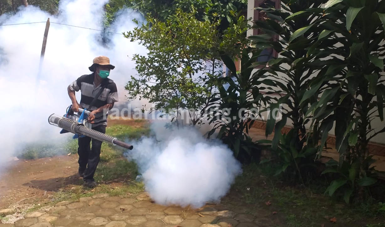 Cegah DBD, Puluhan Rumah di Hajimena Di-fogging