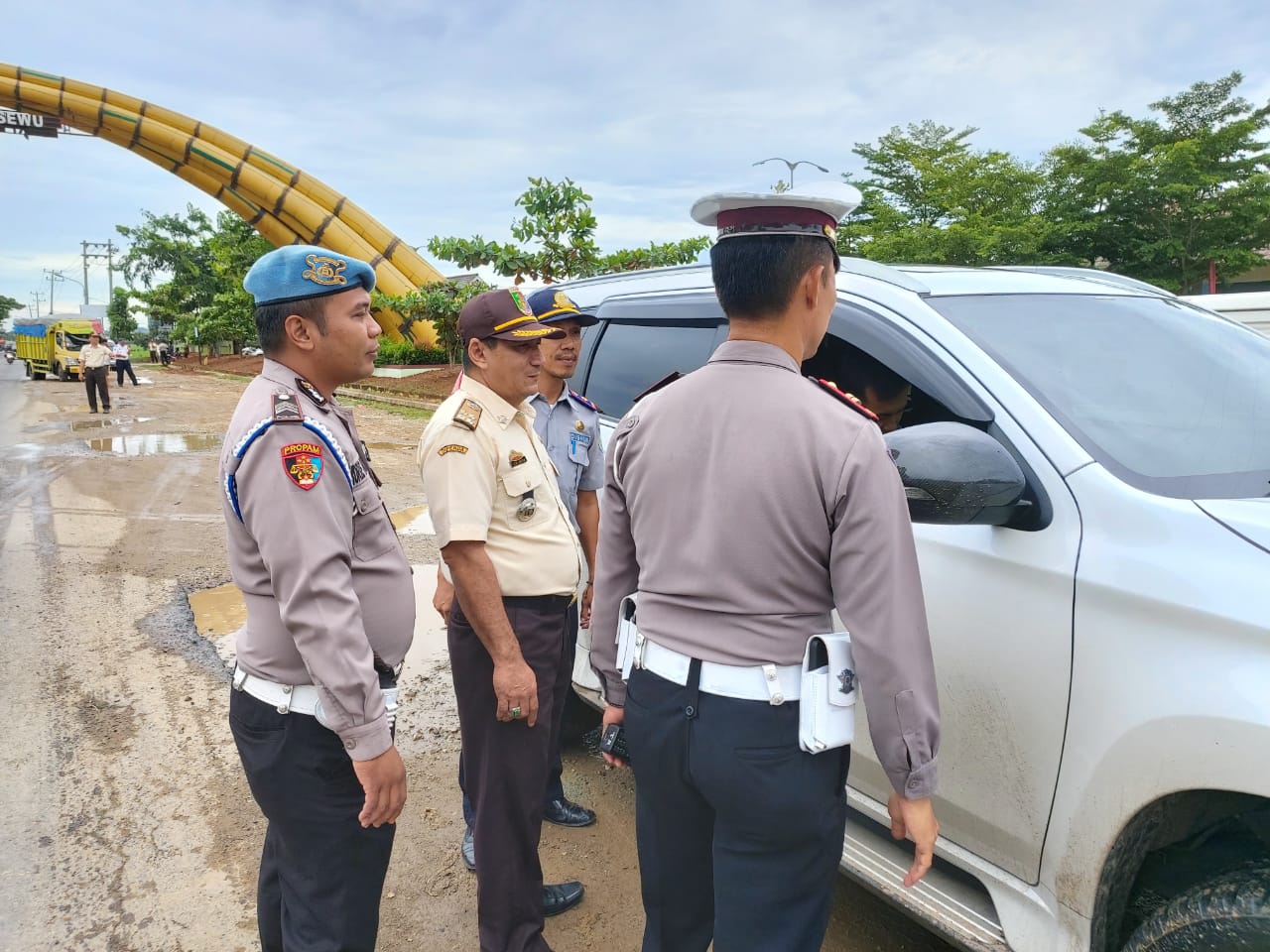UPTD Wilayah VII Pringsewu Bersama Polisi Gelar Razia Gabungan
