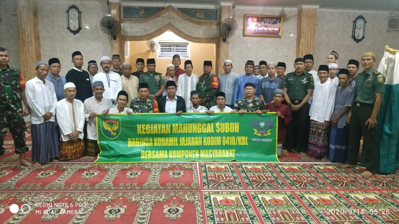 Kodim 0410/KBL Manunggal Subuh