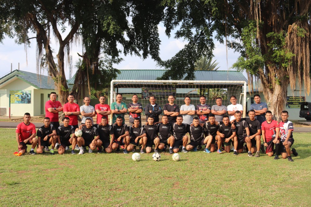 Dandim 0410/KBL Hadiri Olahraga dengan Danrem 043/Gatam