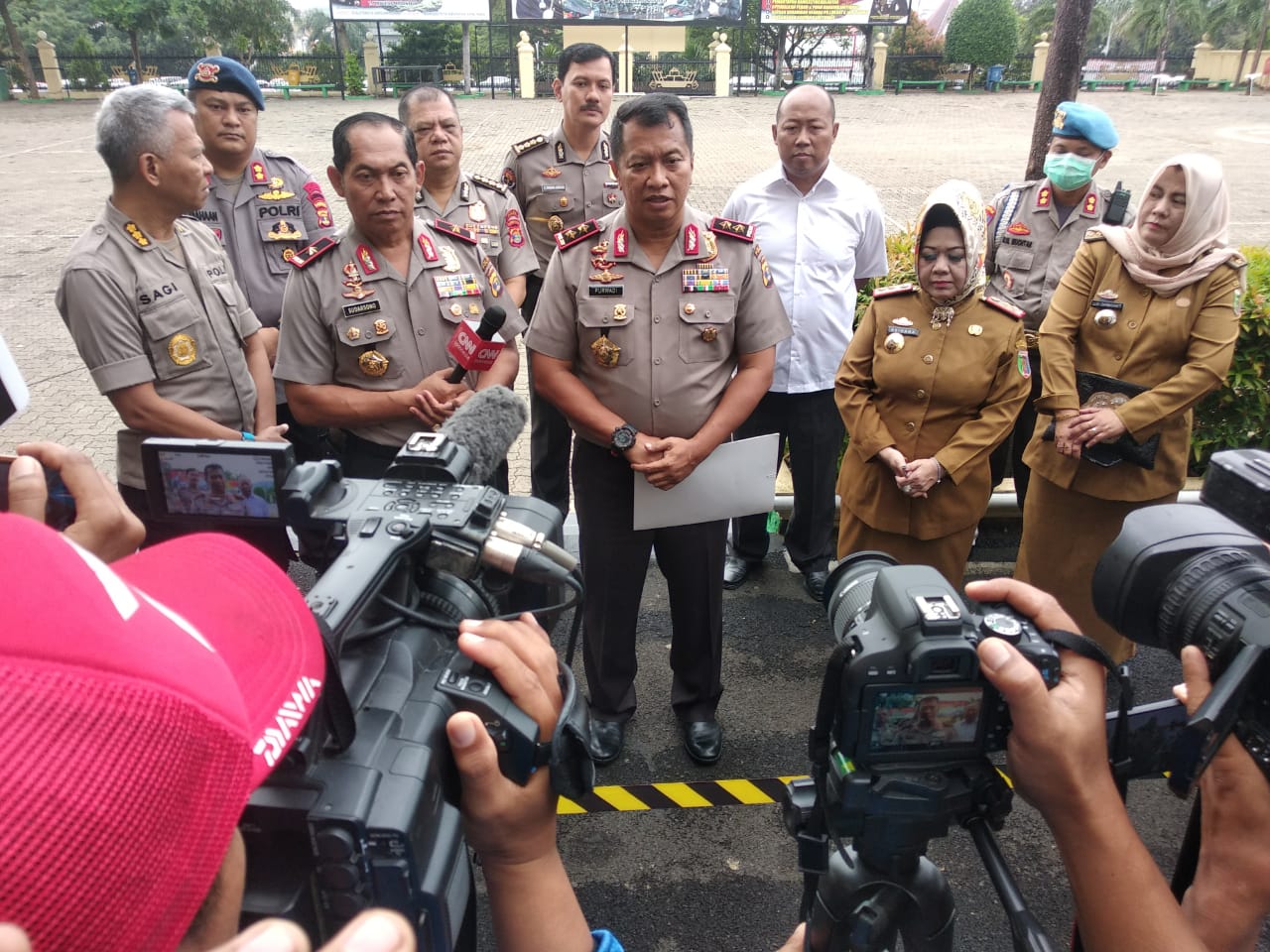 Cegah Penyebaran Covid-19, Polda Lampung Imbau Masyarakat Laksanakan Social Distancing