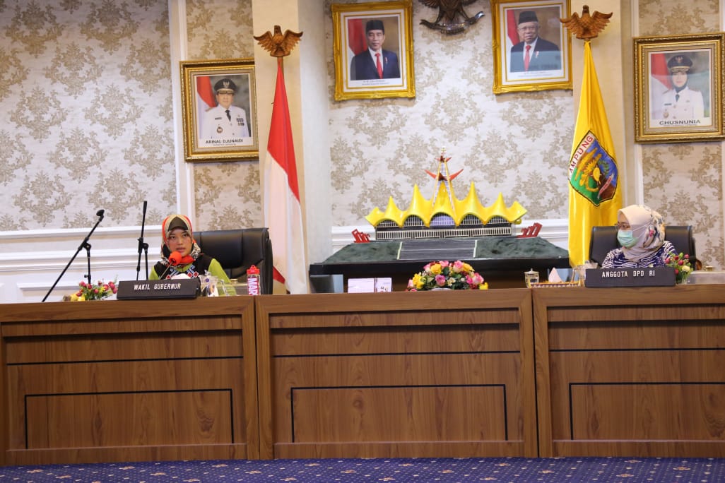 Wagub Gelar Rapat Percepatan Penanganan Covid-19 di Simpul Pintu Masuk Lampung
