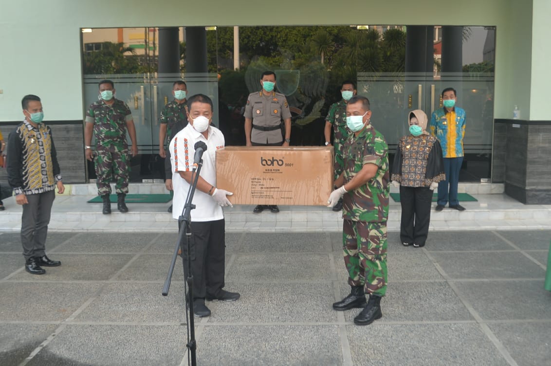 Ribuan APD Bantuan dari BNPB Pusat dan Kemenkes RI Tiba di Lampung