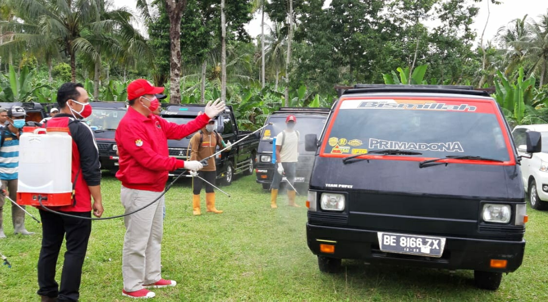 PDIP Tanggamus Sterilisasi Angkutan Barang ke Pulau Jawa