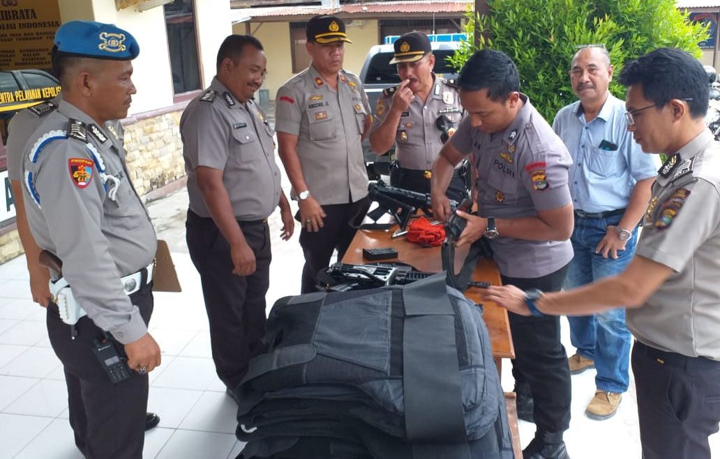 Bagsumda Keliling Polsek, Periksa Senpi dan Randis