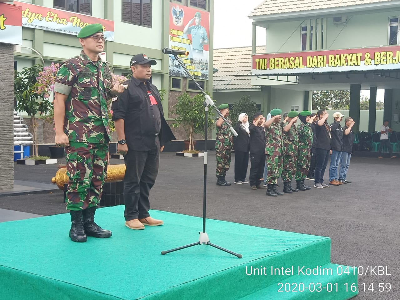 Dandim 0410/KBL Buka Orientasi PPK KPU Bandar Lampung