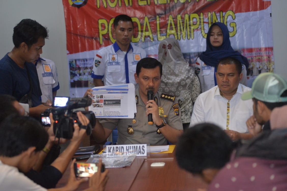Tegas, Polda Lampung Akan Tindak Pelaku Penyebar Isu Warning Zone Covid-19