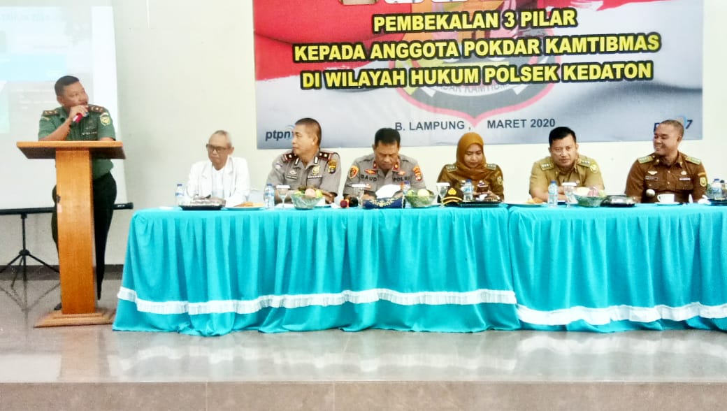 Danramil 410/06/KDT Berikan Pembekalan Tiga Pilar