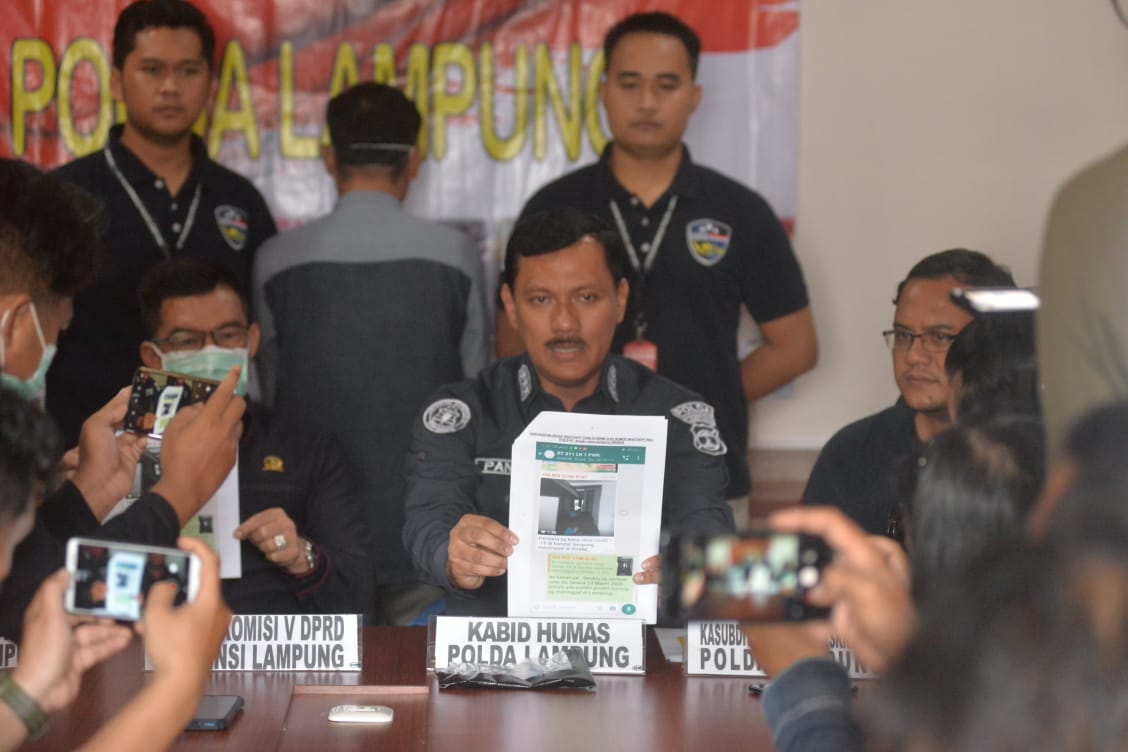 Polda Lampung Ringkus Pelaku Penyebar Himbauan Gubernur