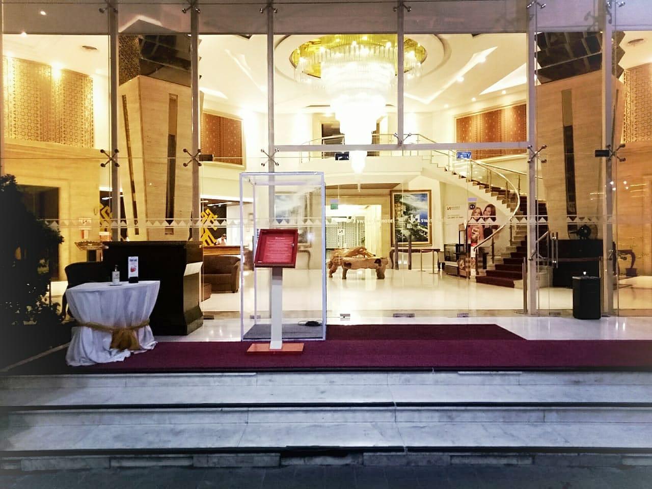 Swiss-Belhotel Lampung Ciptakan Disinfectant Chamber Sendiri