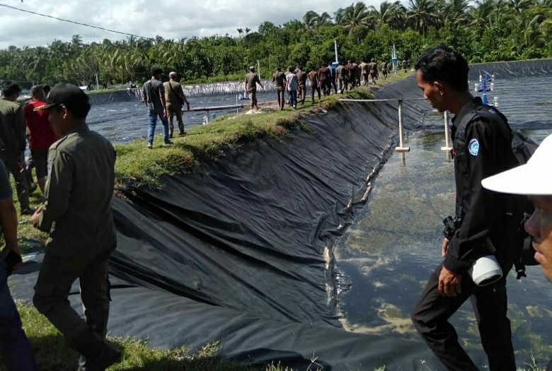 Panas, Penutupan Tambak di Biha Gagal