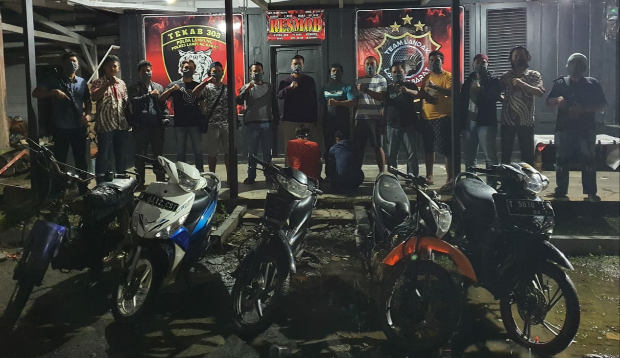 Tangkap Dua Tersangka, Sita Lima Motor Curian