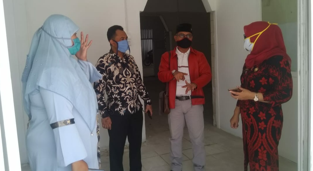 Tinjau Eks Gedung RSUD Pringsewu untuk Rumah Singgah Pasien Covid-19